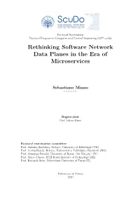 Rethinking Software Network Data Planes in the Era of Microservices