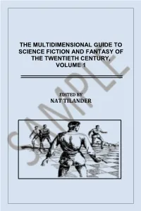 The Multidimensional Guide to Science Fiction and Fantasy of the Twentieth Century, Volume 1
