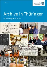 Archive in Thüringen