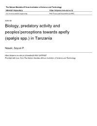 Biology, Predatory Activity and Peoples'perceptions Towards Apefly