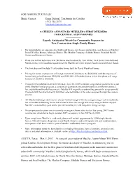 FOR IMMEDIATE RELEASE Media Contact: Brian Dolezal, Tateaustin for Catellus (512) 344-2035 Bdolezal@Tateaustin.Com