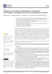 Graphical and Analytical Quantitative Comparison in the Domes Assessment: the Case of San Francesco Di Paola