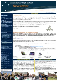 Information, Communication, and Technology (ICT) Update…