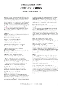 ORKS Official Update Version 1.0