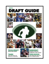 2008 Mock Draft