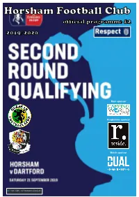 Main Sponsor Programme Sponsor Match