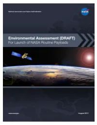 NASA Routine Payload Environmental Assessment (Draft)