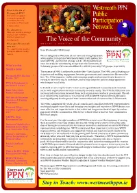 Public Participation Network the Voice of the Community