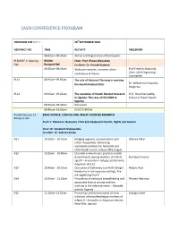Conference Programme