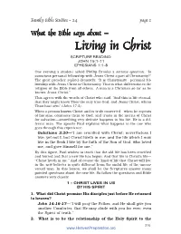 LIVING in CHRIST SUPPLEMENTARY MATERIAL— “God Does Not Require Us to Give up Anything That It Is for Our Best Interest to Retain