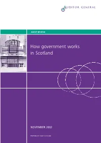 How Government Works in Scotland