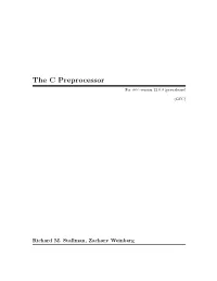 Section “Common Predefined Macros” in the C Preprocessor