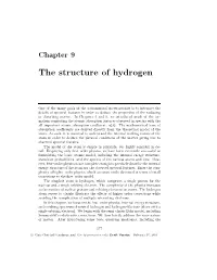 The Structure of Hydrogen