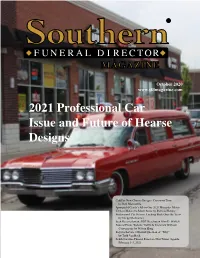 2021 Professional Car Issue and Future of Hearse Designs