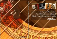 Design and Realisation of an Efficient Content Based Music Playlist Generation System