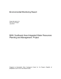 Environmental Monitoring Report BAN: Southwest Area Integrated Water