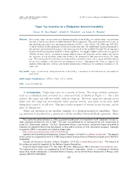 Tippe Top Inversion As a Dissipation-Induced Instability∗