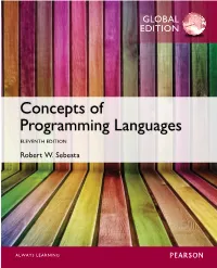 Concepts of Programming Languages, Eleventh Edition, Global Edition
