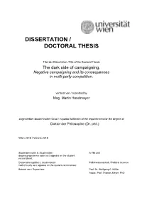 Dissertation / Doctoral Thesis