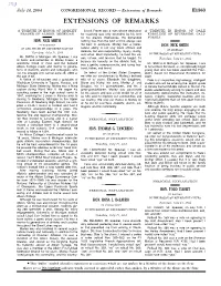 Extensions of Remarks E1363 EXTENSIONS of REMARKS