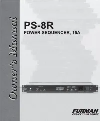 PS-8R Manual