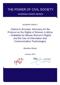 Hivos Report Template