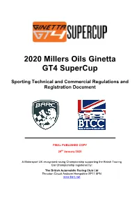 Michelin Ginetta GT4 Supercup