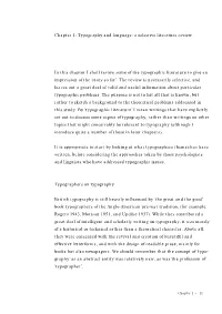 The Typographic Contribution to Language