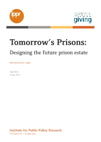 Tomorrow's Prisons