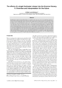 5. Overview and Interpretation for the Future