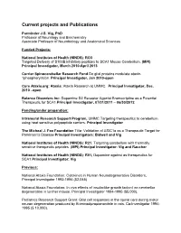 Current Projects and Publications