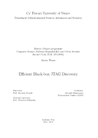 Efficient Black-Box JTAG Discovery