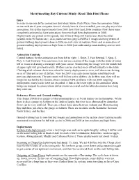 Merrymeeting Bay Current Study- Read This First Please