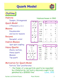 Quark Modelmodel