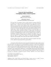 Tweets Are Not Created Equal: Investigating Twitter’S Client Ecosystem