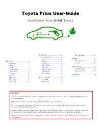 Prius User-Guide (2010+)