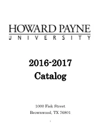 2016-2017 Catalog