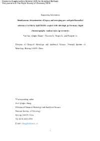 And Polyfluoroalkyl Substances in Fish By