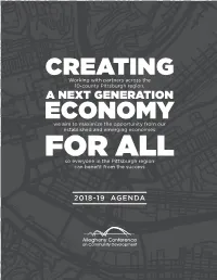 CREATING Working with Partners Across the 10-County Pittsburgh Region, a NEXT GENERATION