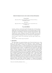 PROTON RADIUS PUZZLE and LARGE EXTRA DIMENSIONS 1. Introduction the Charge Radius of the Proton Has Drawn a Lot of Theoretical