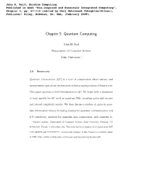 Quantum Computing