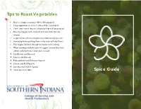 Tips to Roast Vegetables Spice Guide
