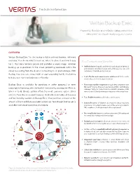 Veritas Backup Exec