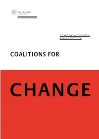 2016 Annual Report of the Kofi Annan