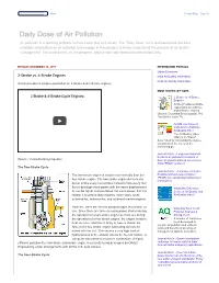 Article Provides a Simple Explanation for 2-Stroke and 4-Stroke Engines