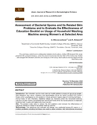 Assessment of Bacterial Spores and Its Related Skin Problems and To