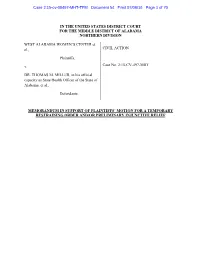 Case 2:15-Cv-00497-MHT-TFM Document 54 Filed 07/06/16 Page 1 of 70