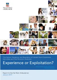 Experience Or Exploitation?