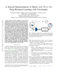 For Deep Rotation Learning with Uncertainty