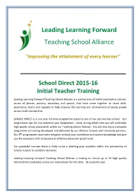 Leading Learning Forward Teaching School Alliance